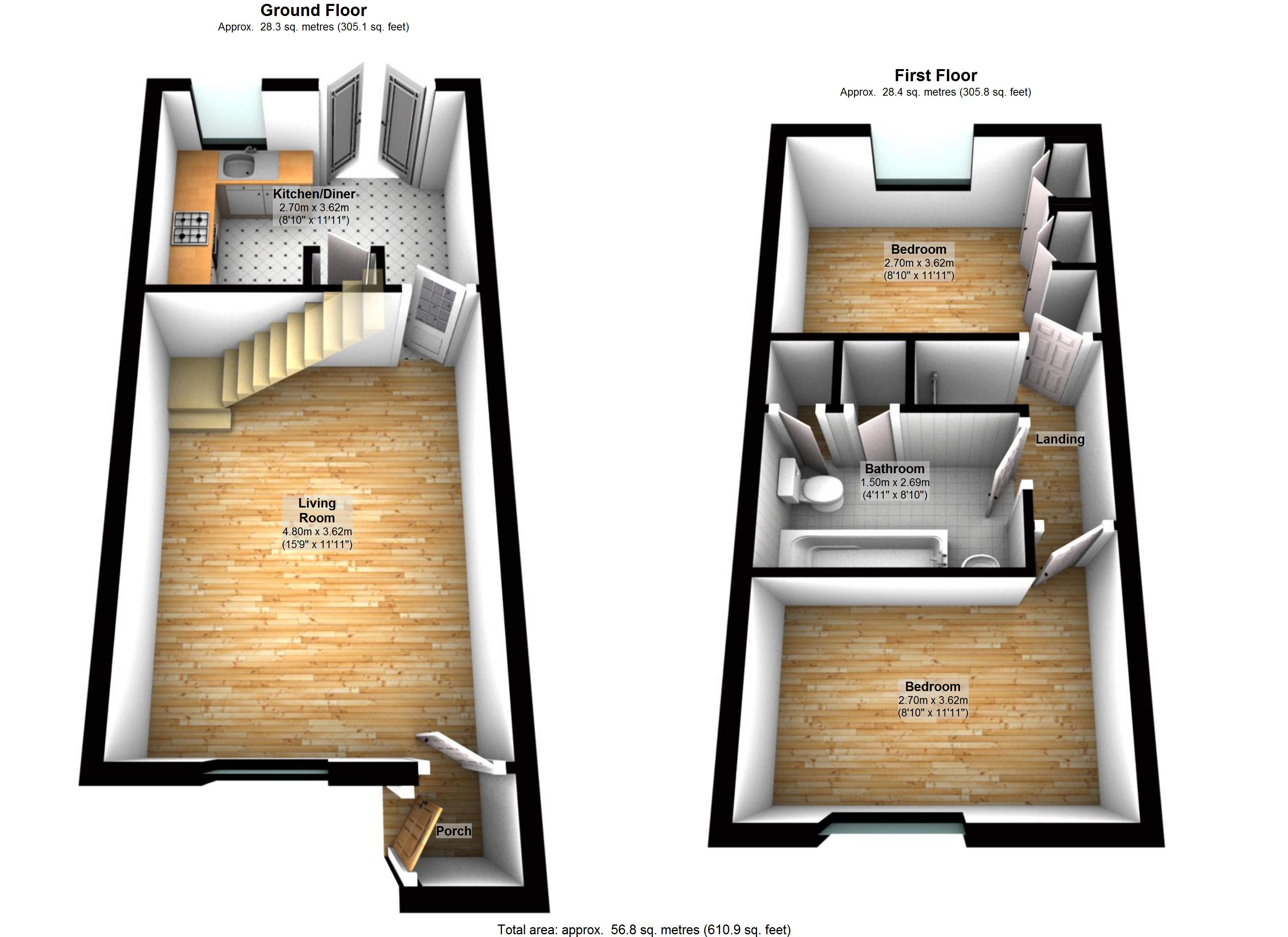2D and 3D Floor Plans Maidstone Medway and throughout Kent